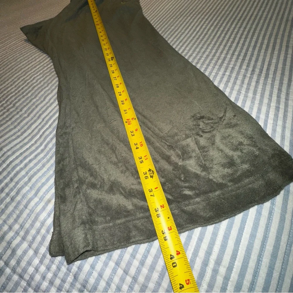 NIKE WOMEN'S SPORTSWEAR HIGH-WAISTED WIDE-LEG TERRY PANTS 1X‎ OLIVE GREEN